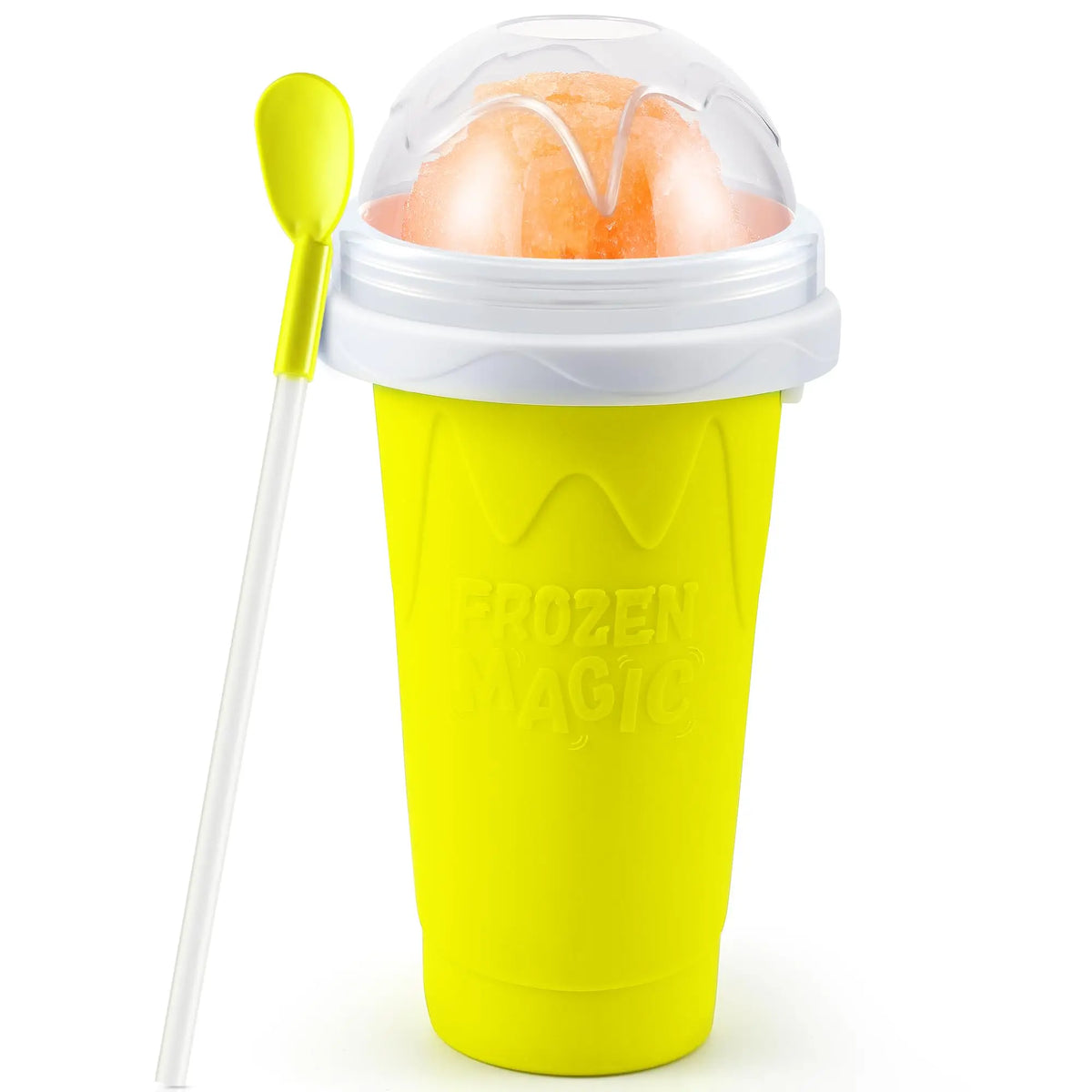 Magic Slushy Maker Cup – DIY Slushie & Smoothie Squeeze Cup with Straw