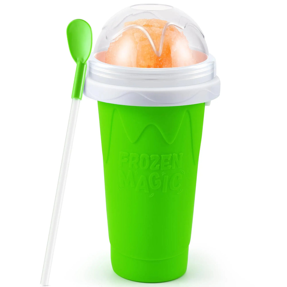 Magic Slushy Maker Cup – DIY Slushie & Smoothie Squeeze Cup with Straw