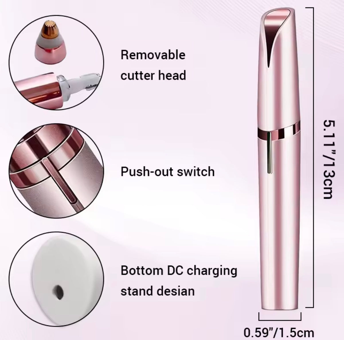 Multipurpose Eyebrow Trimmer