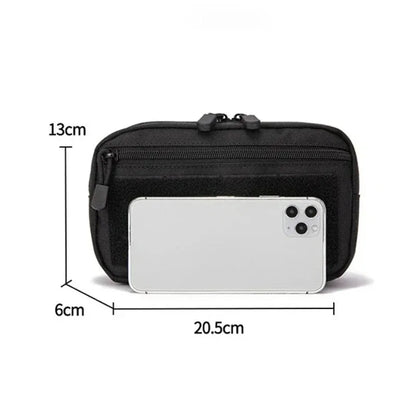 Tactical 1000D Laser Cut Molle Pouche Compact Water-Resistant Utility Admin Bag for Backpack Vest Duty Belt Hunting Accessory