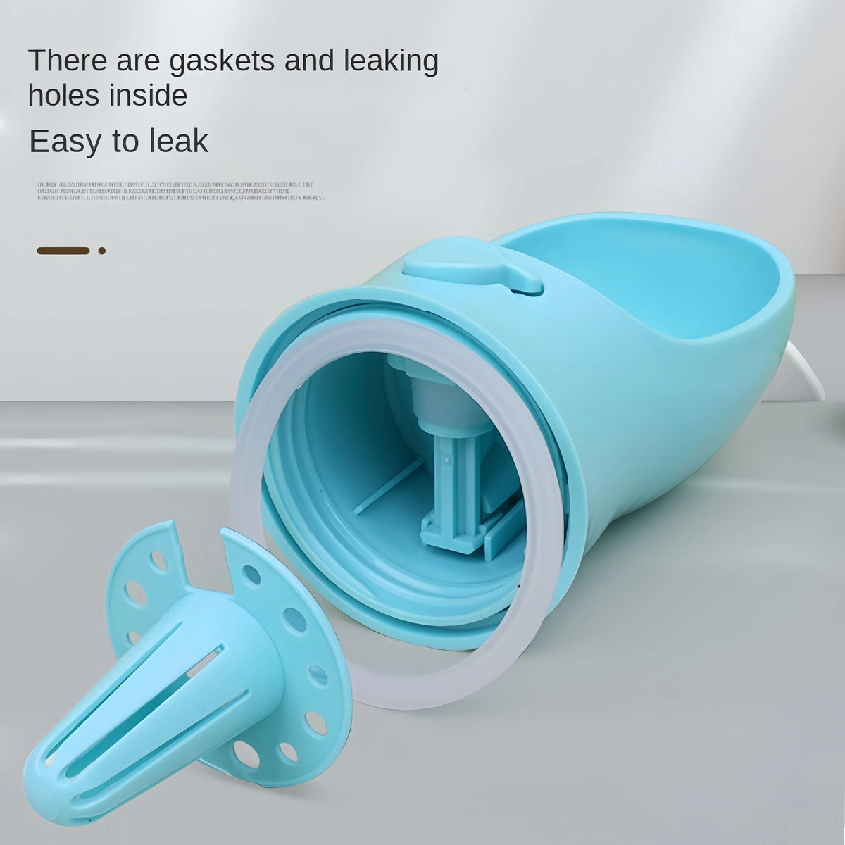 Portable Dog & Cat Water Bottle with Food Storage – Travel Feeder Bowl