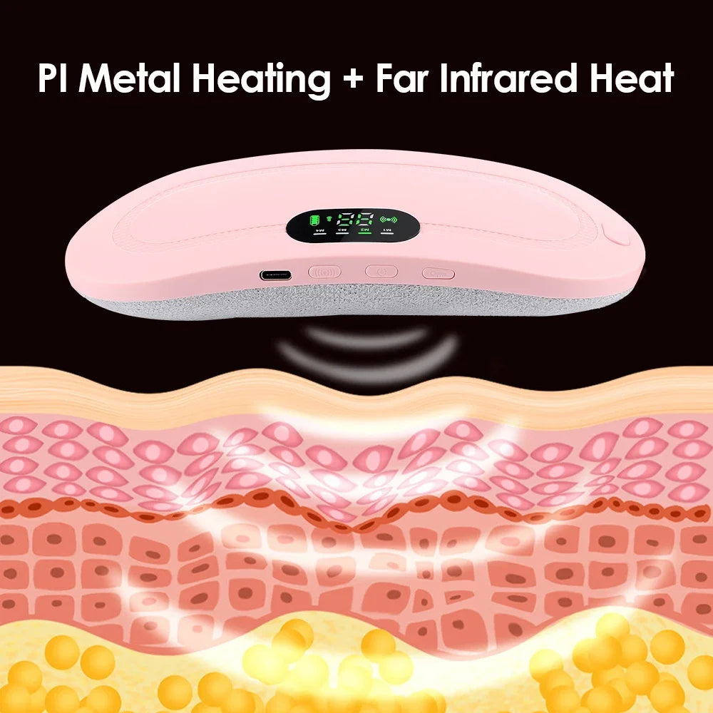 Menstrual Massager – Portable Heat & Vibration Relief for Period Pain