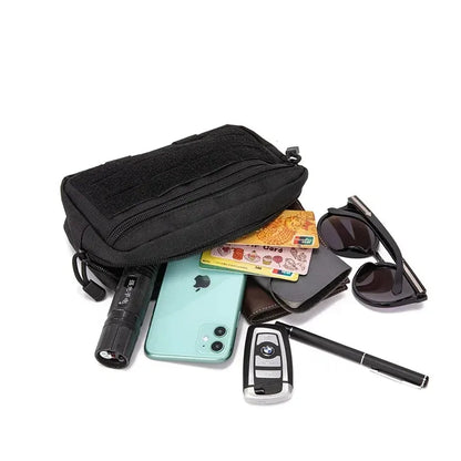 Tactical 1000D Laser Cut Molle Pouche Compact Water-Resistant Utility Admin Bag for Backpack Vest Duty Belt Hunting Accessory