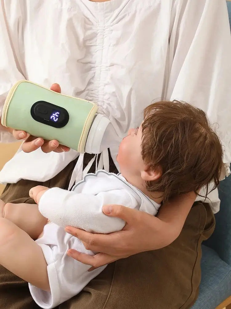 Portable Baby Bottle Warmer – USB Powered for Car & Travel