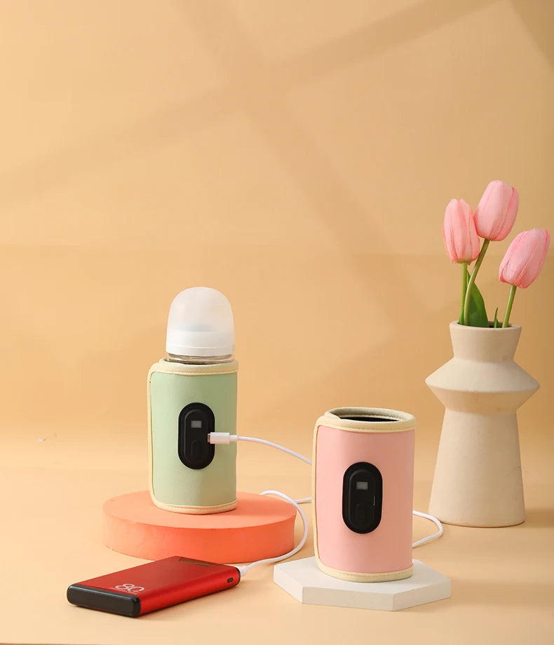 Portable Baby Bottle Warmer – USB Powered for Car & Travel