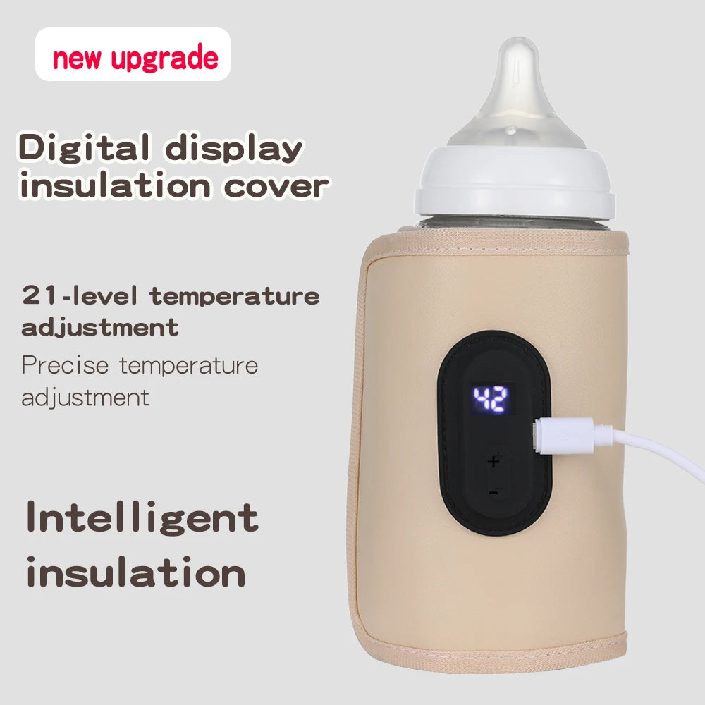 Portable Baby Bottle Warmer – USB Powered for Car & Travel