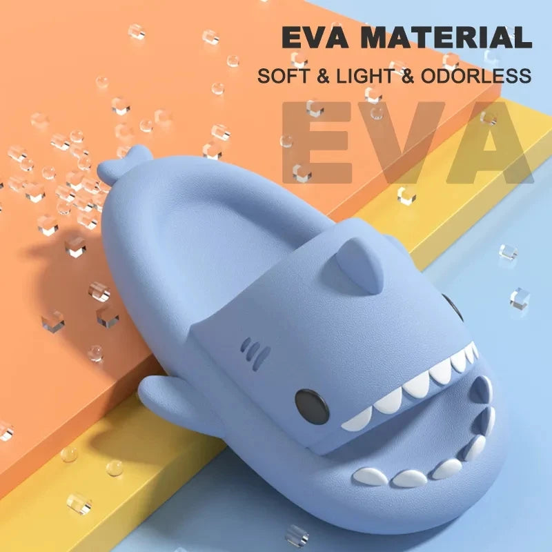 Shark Slides – Fun & Comfy Beach Slippers for Men, Women & Kids