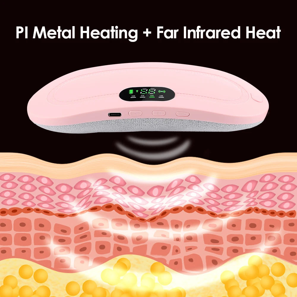 Menstrual Massager – Portable Heat & Vibration Relief for Period Pain