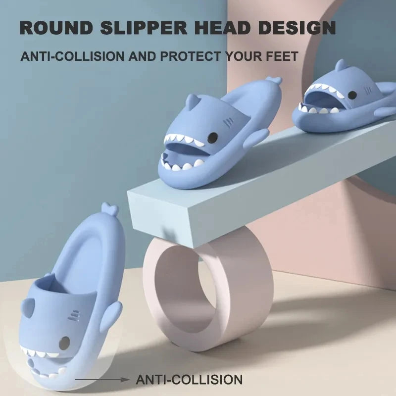Shark Slides – Fun & Comfy Beach Slippers for Men, Women & Kids