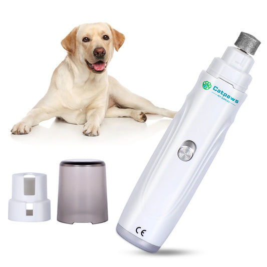 Dog Nail Grinder – USB Rechargeable Quiet Electric Pet Nail Trimmer