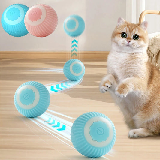 Cat Interactive Smart Ball – Automatic Rolling Electronic Toy for Indoor Cats