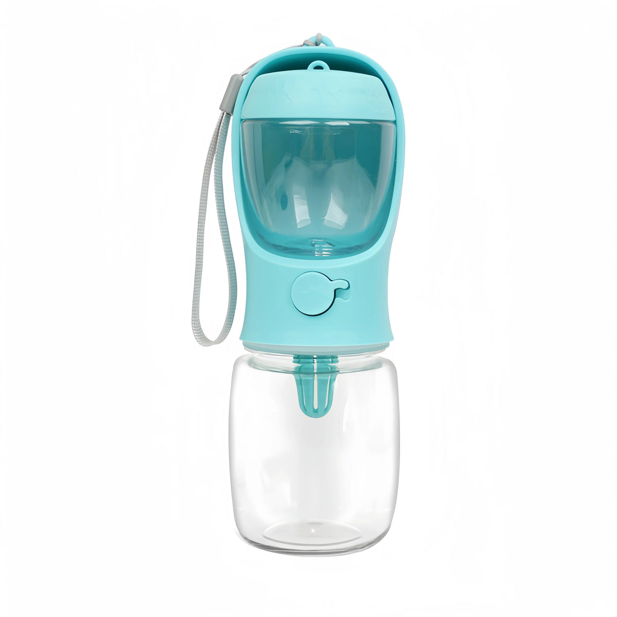 Portable Dog & Cat Water Bottle with Food Storage – Travel Feeder Bowl