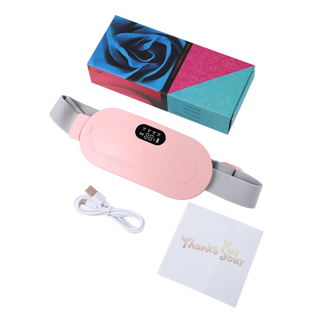 Menstrual Massager – Portable Heat & Vibration Relief for Period Pain