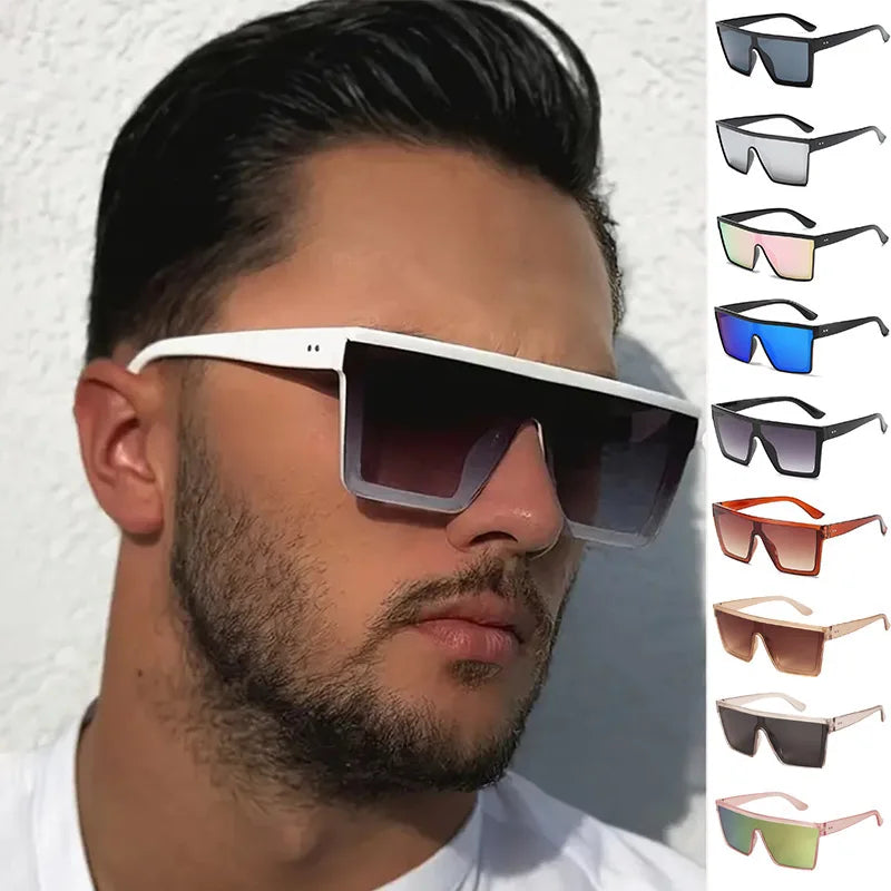 Square Gradient Sunglasses – Retro Fashion Eyewear for Men & Women