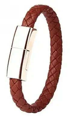Charging Bracelet – Woven Wristband with Built-In Fast Charging Cable