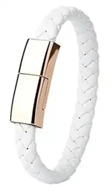 Charging Bracelet – Woven Wristband with Built-In Fast Charging Cable