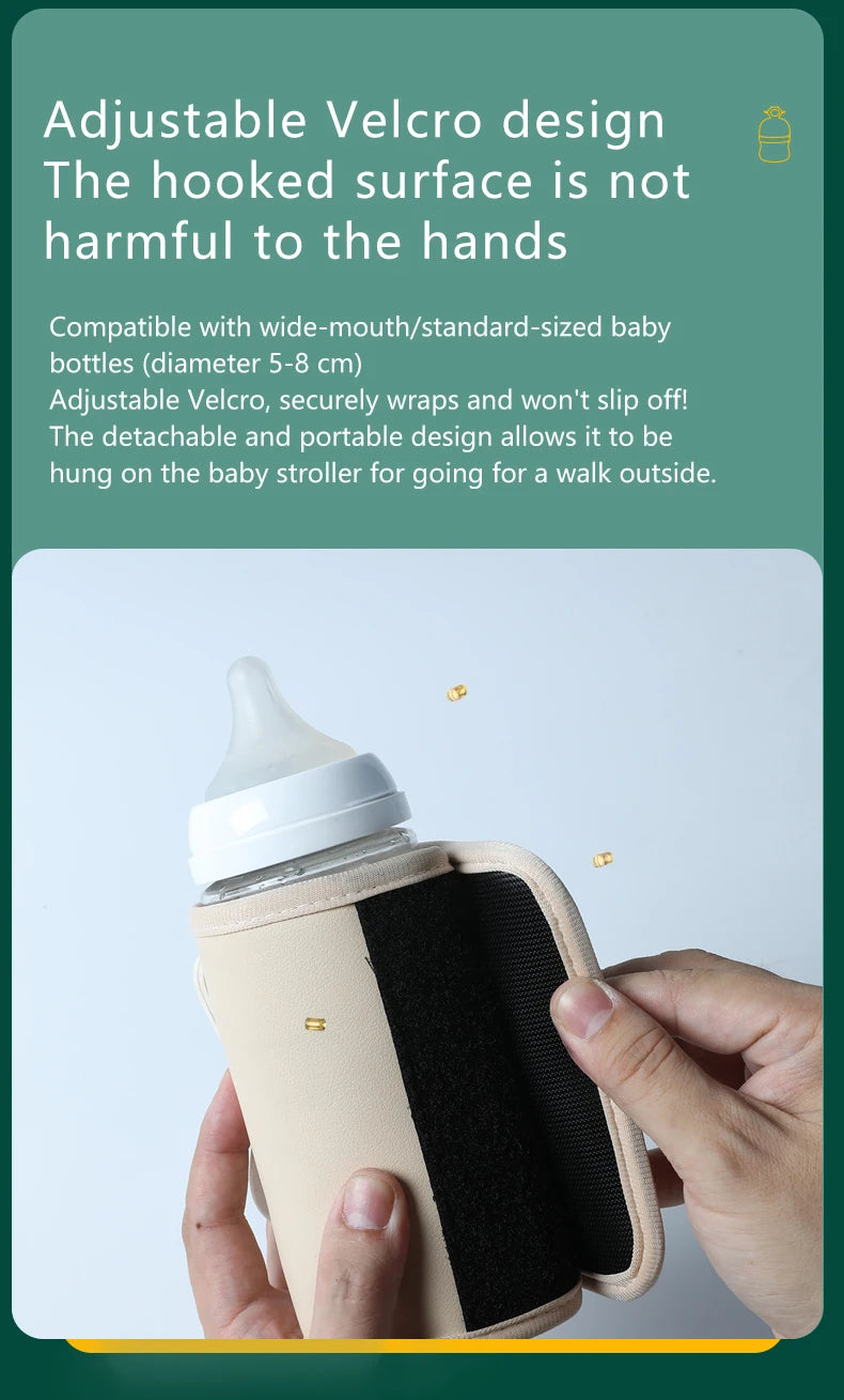 Portable Baby Bottle Warmer – USB Powered for Car & Travel